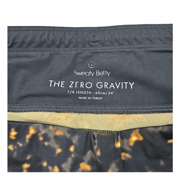 Sweaty Betty Leggings Womens Large Zero Gravity Gym Training Yoga Artsy - Picture 6 of 14
